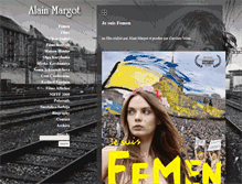 Tablet Screenshot of alainmargot.ch